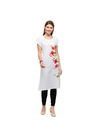 White Colour VT Heavy Rayon Printed Office Wear Kurtis VT106